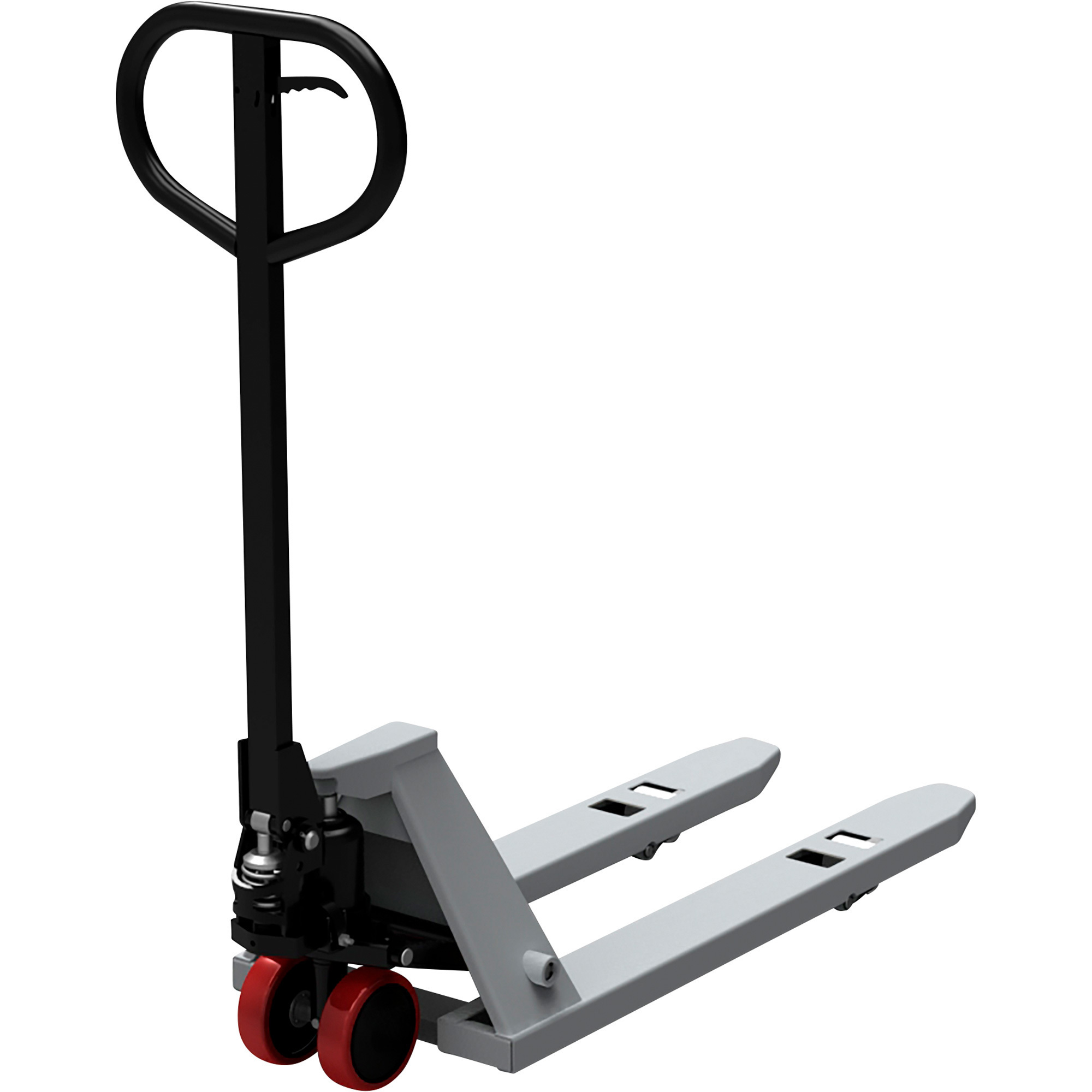 Shop Tuff Mini Pallet Jack - 1100-Lb. Capacity, 31.5in.L x 15in.W Forks, Polyurethane Wheels, Model# STF-1100MPJ